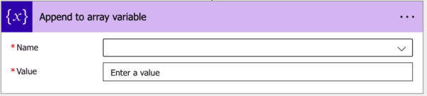 Power Automate: Append to array variable Action - Manuel T. Gomes