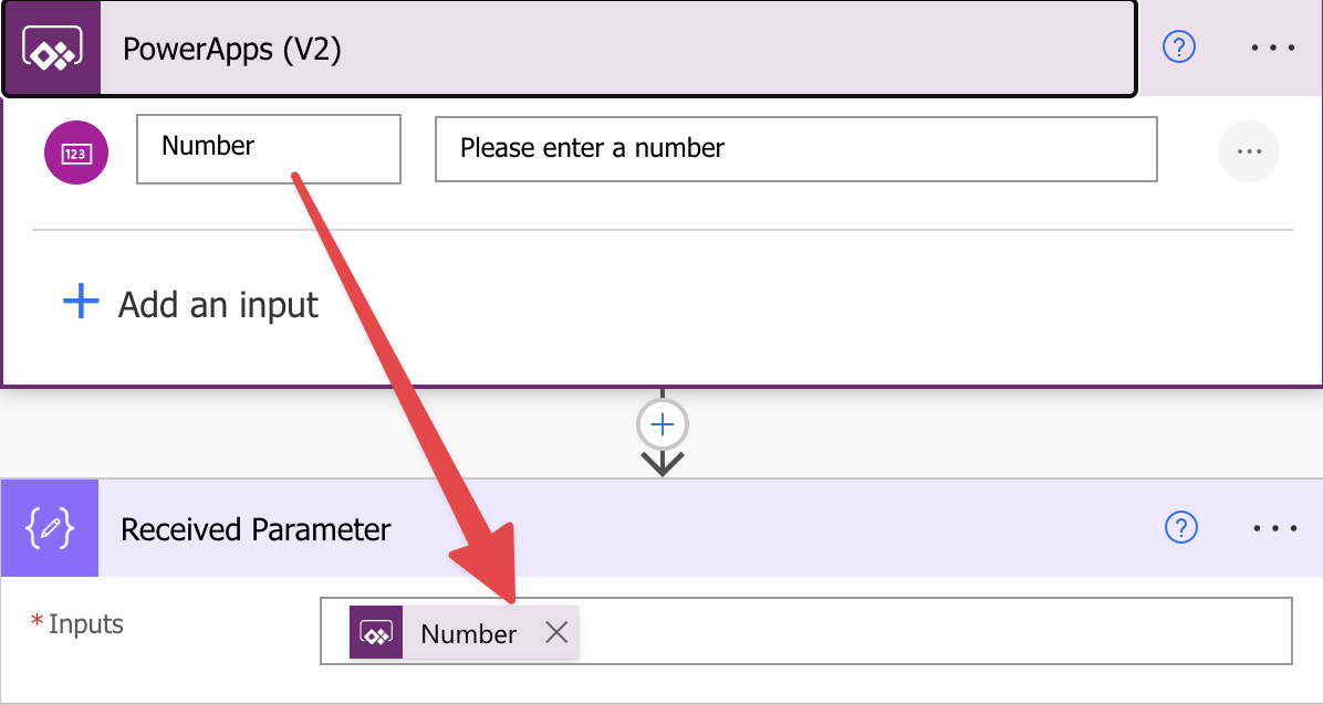 How to map a numeric value in a "Compose" action from a "PowerApps (V2)" trigger