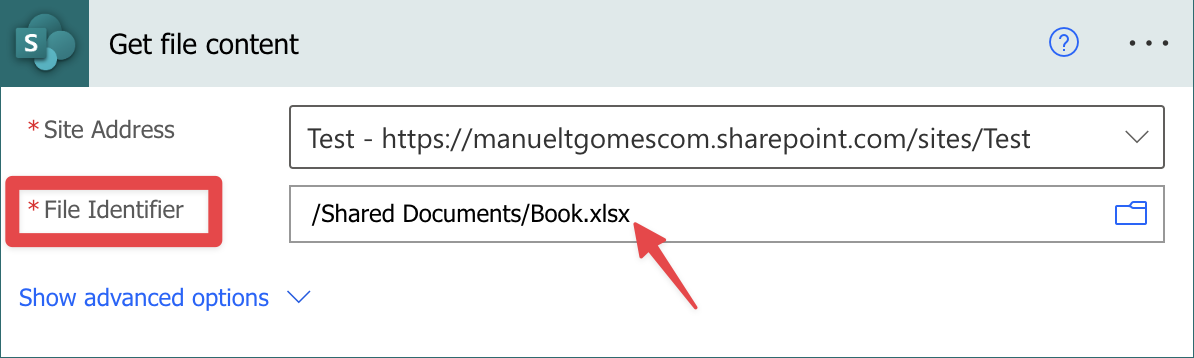 Power Automate: SharePoint Get File Contents Action