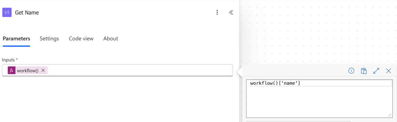 How to get the name of the Flow